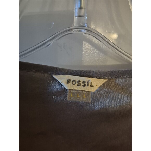 Fossil Rare Beaded 1920s Style Flapper Dress Vintage Large - Picture 2 of 7